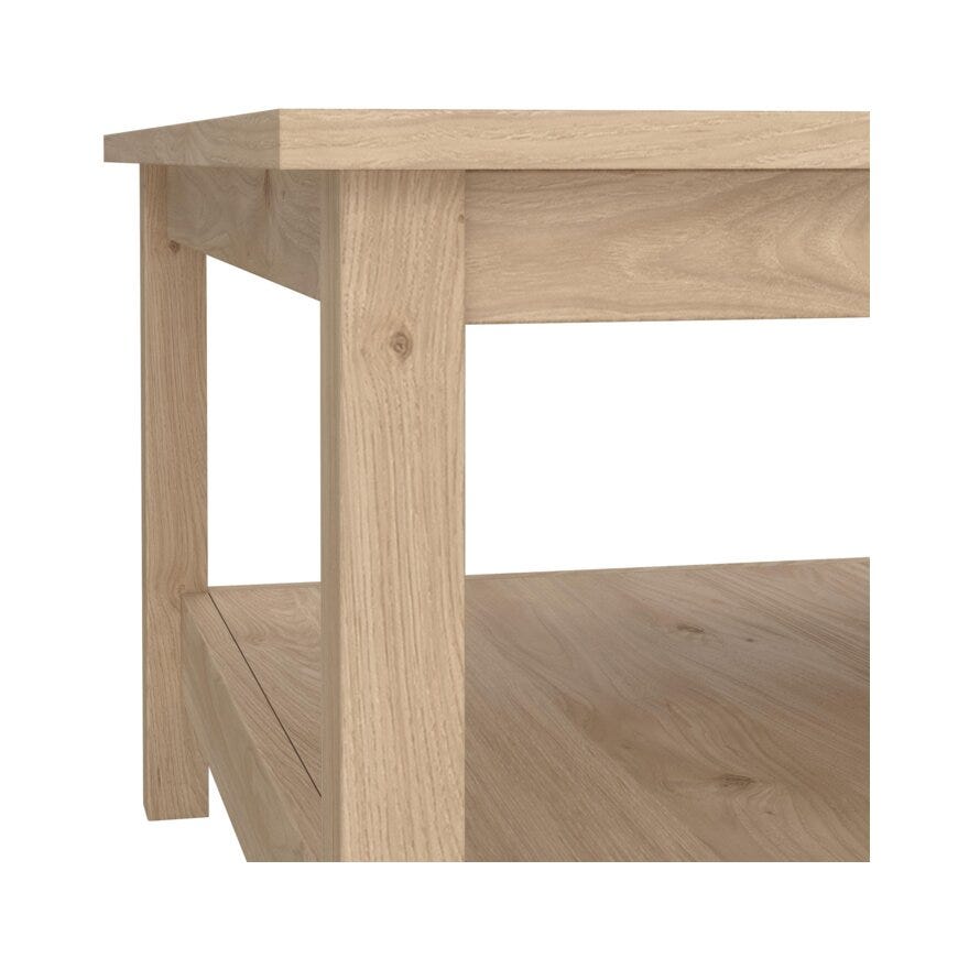 MADRID Sofabord 81x81 cm i Beige/natur