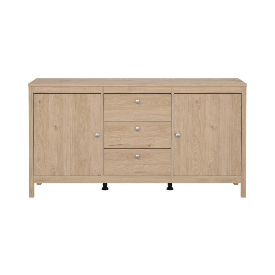 MADRID Skjenk 151x38 cm i Beige/natur