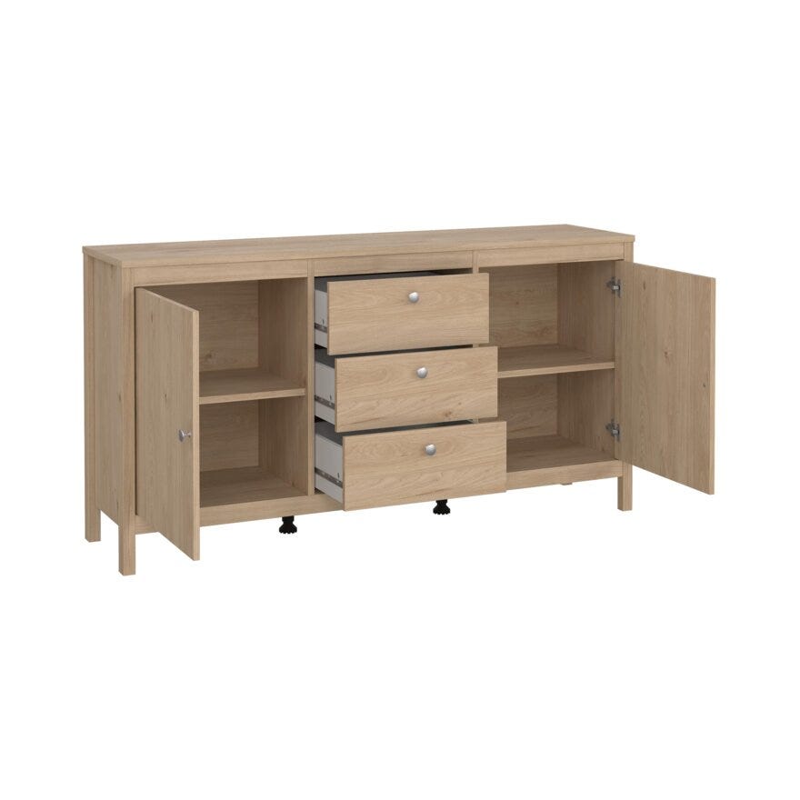 MADRID Skjenk 151x38 cm i Beige/natur