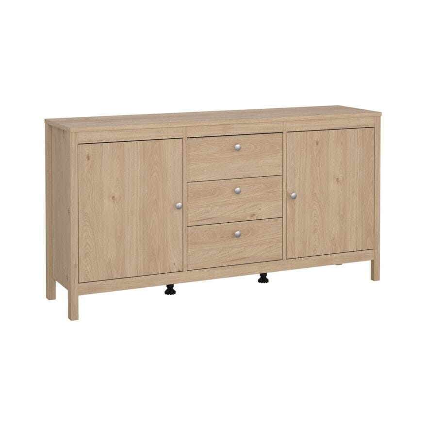 MADRID Skjenk 151x38 cm i Beige/natur