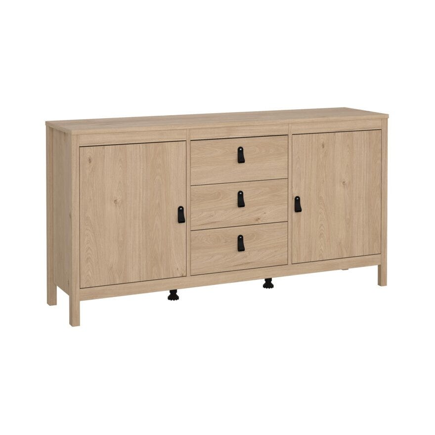 MADRID Skjenk 151x38 cm i Beige/natur