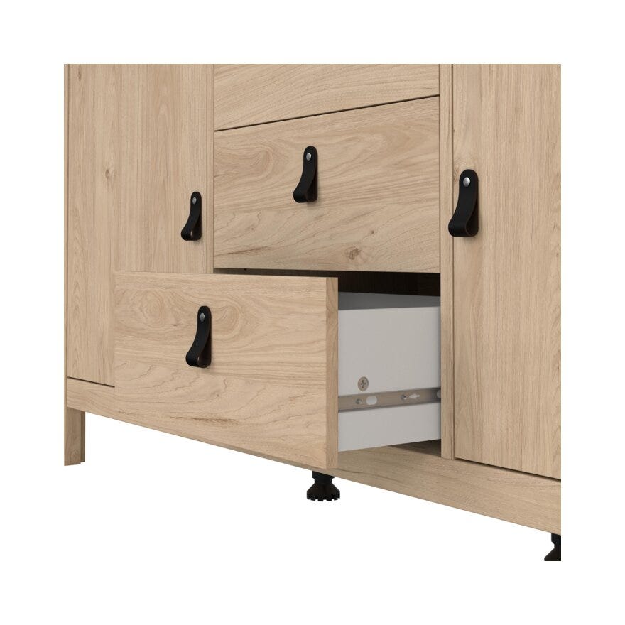 MADRID Skjenk 151x38 cm i Beige/natur