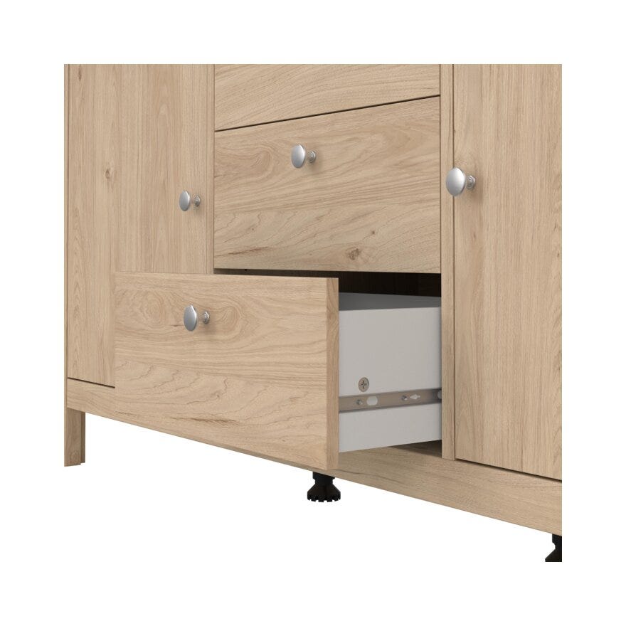 MADRID Skjenk 151x38 cm i Beige/natur