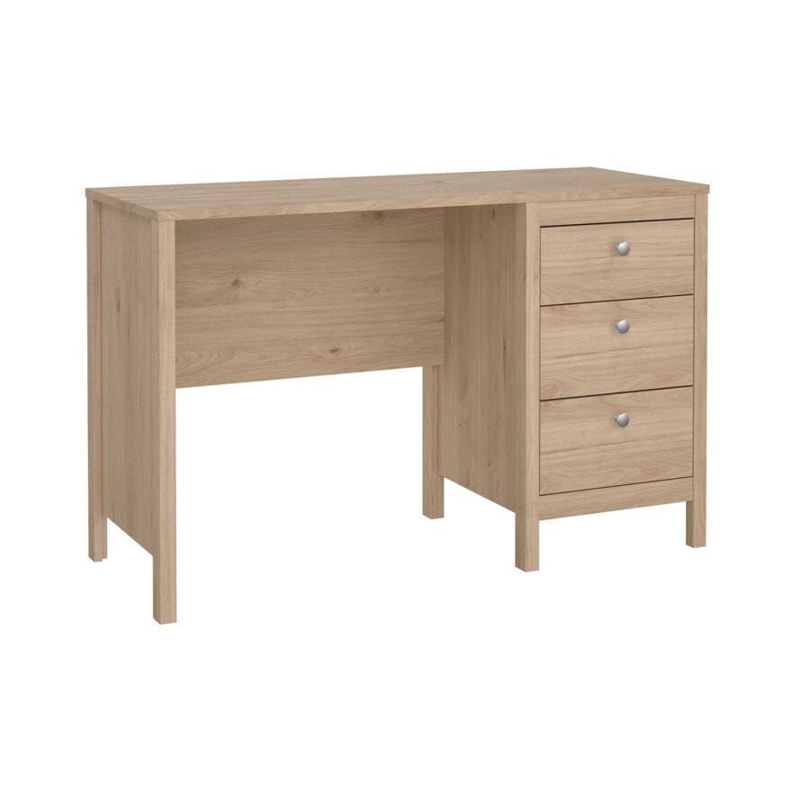 MADRID Skrivebord 120x48 cm i Beige/natur