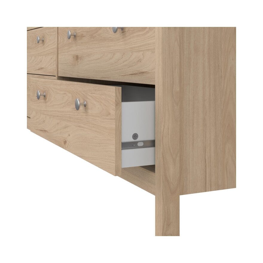 MADRID Kommode 160x38 cm i Beige/natur