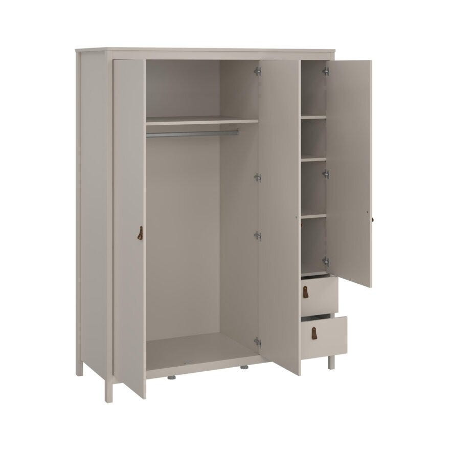 MADRID Garderobeskap 150x59 cm i Beige/natur