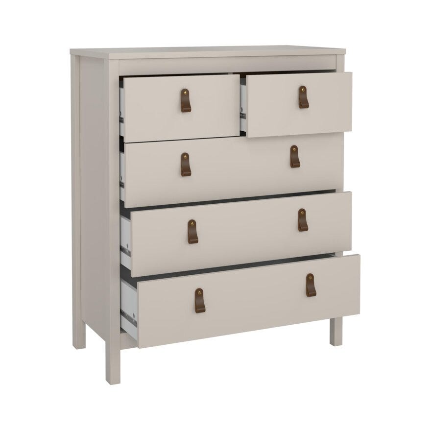 MADRID Kommode 83x39 cm i Beige/natur