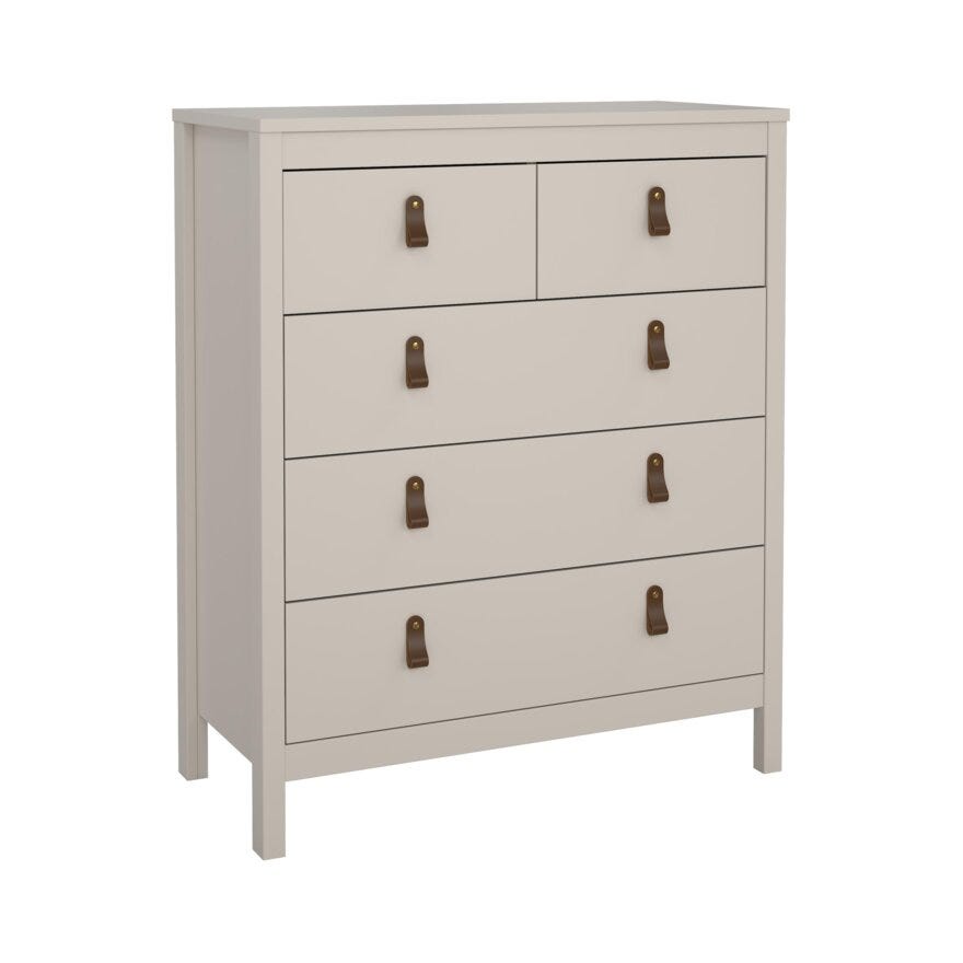 MADRID Kommode 83x39 cm i Beige/natur