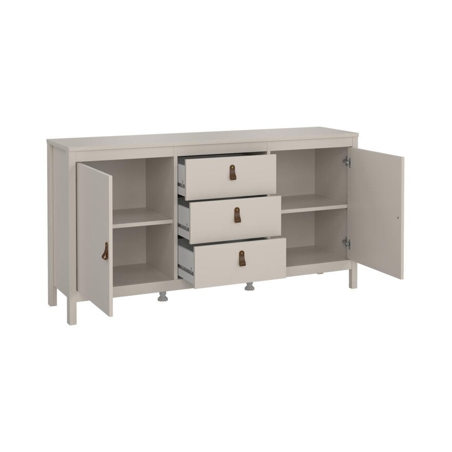 MADRID Skjenk 152x39 cm i Beige/natur