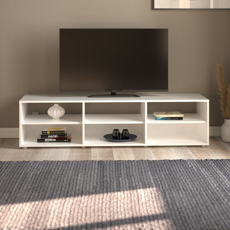 MEDIA TV-benk 147x40 cm i Hvit