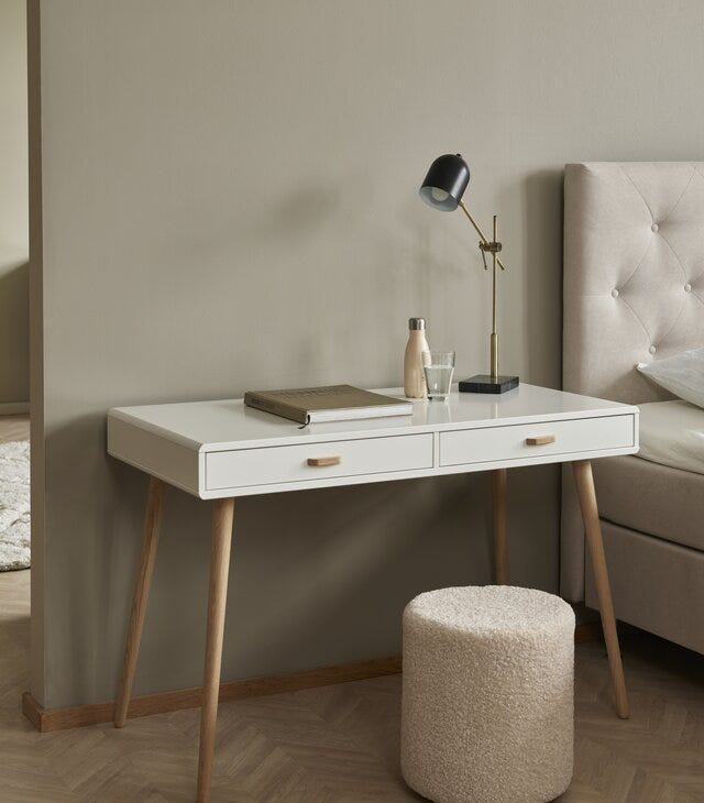 MINO Skrivebord B:115 cm i Hvit