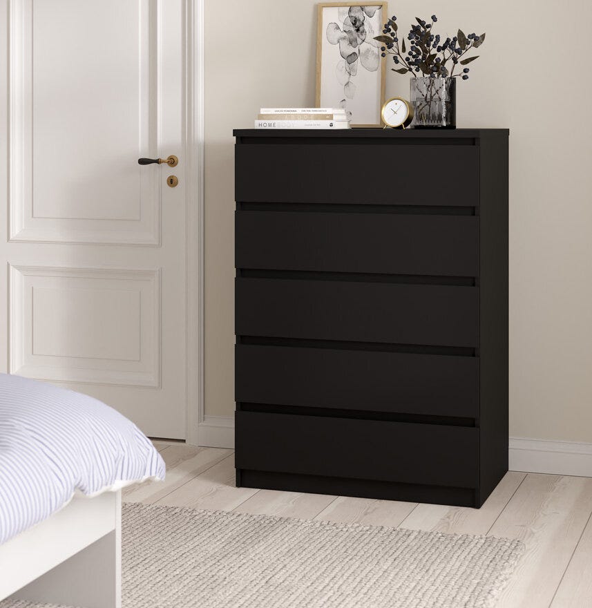 NAIA Kommode 77X50 cm i Svart