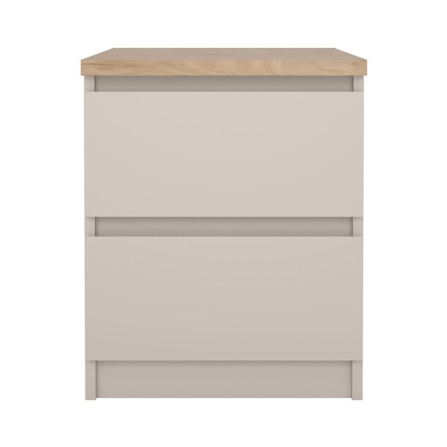 NAIA Nattbord 40x50 cm i Beige/natur