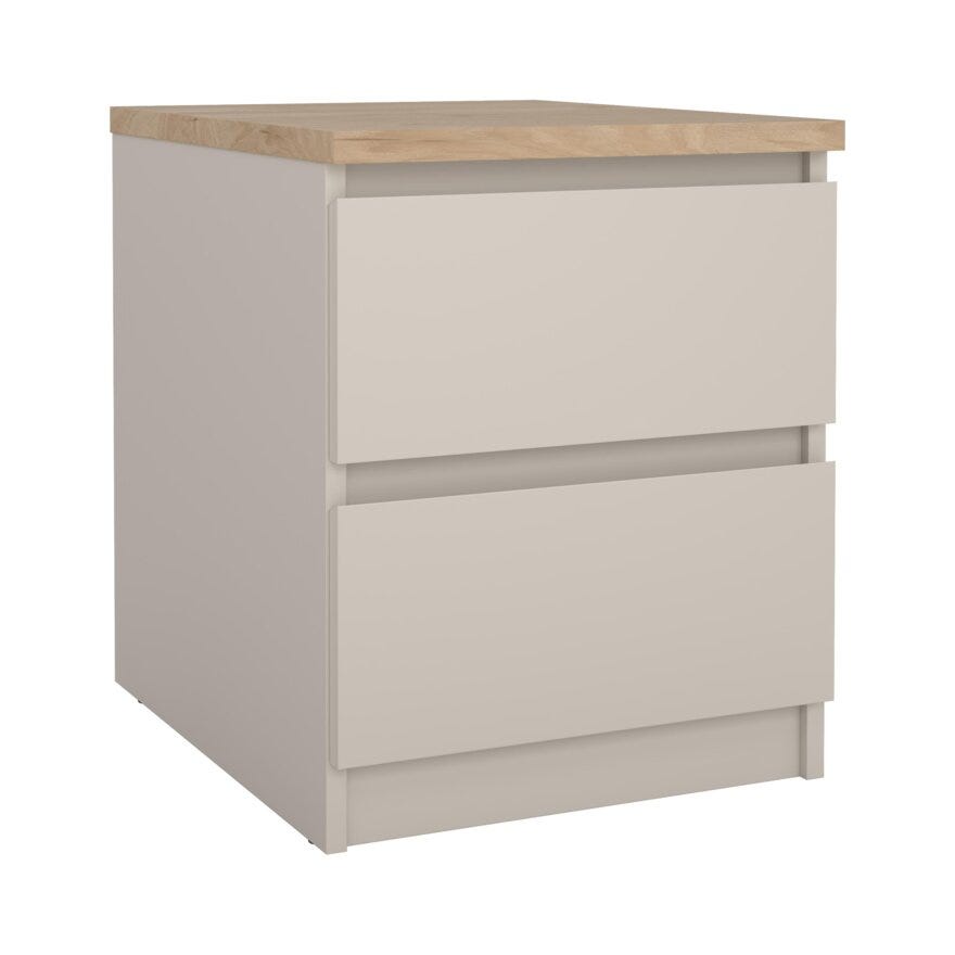 NAIA Nattbord 40x50 cm i Beige/natur