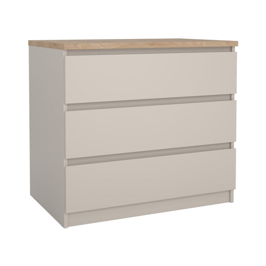 NAIA Kommode 77x50 cm i Beige/natur