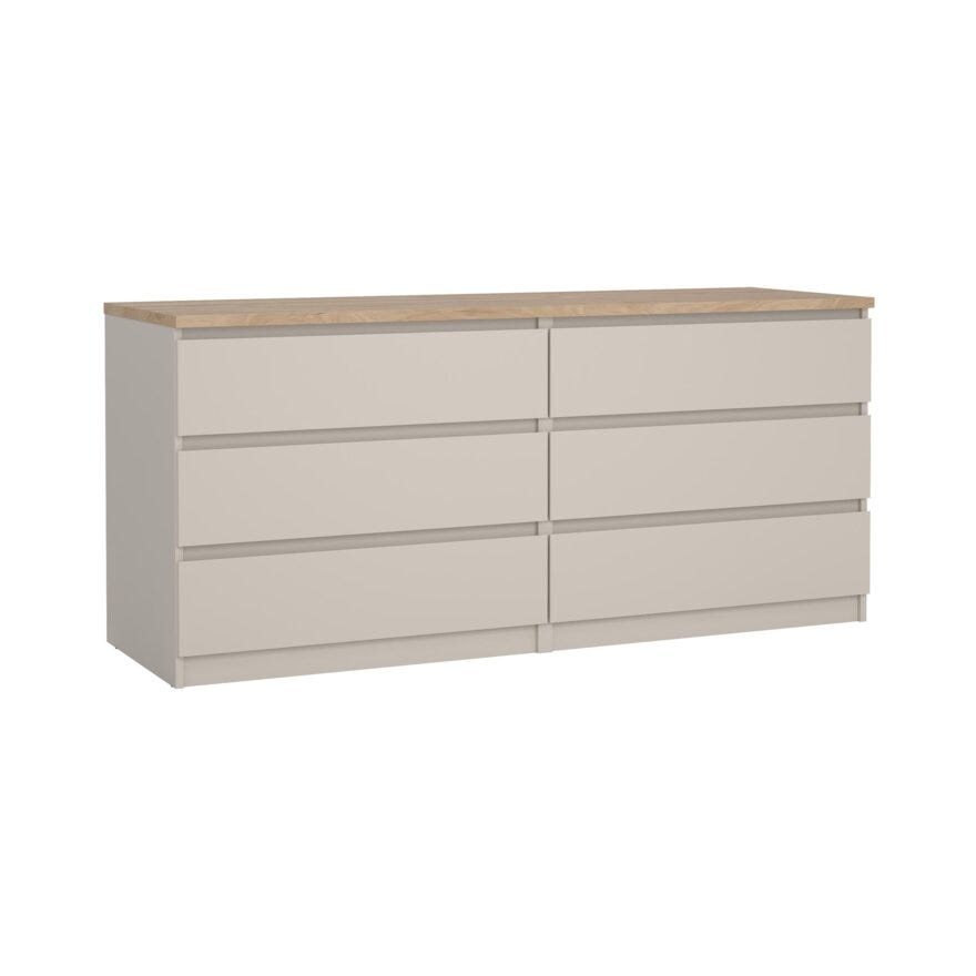 NAIA Kommode 154x50 cm i Beige/natur