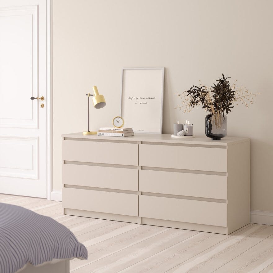 NAIA Kommode 154x50 cm i Grå