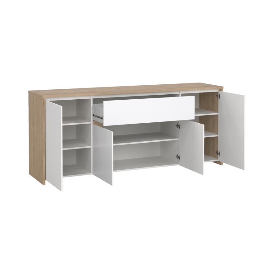NEXT Skjenk 197x48 cm i Beige/natur
