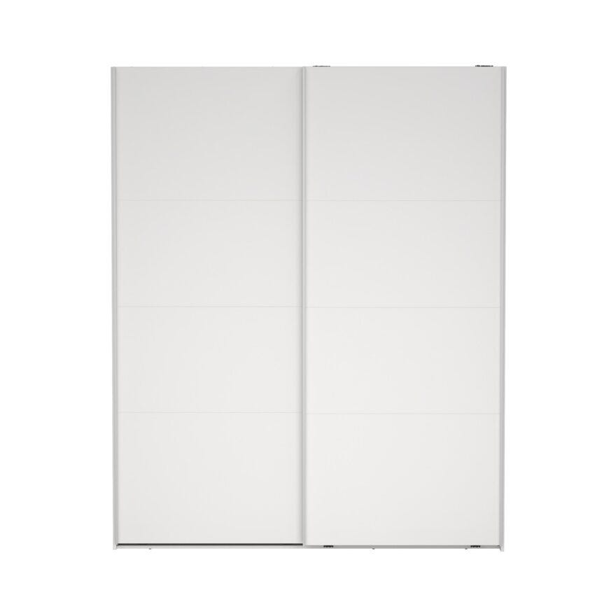 NORDEN Skyvedørsgarderobe 180x66 cm i Hvit