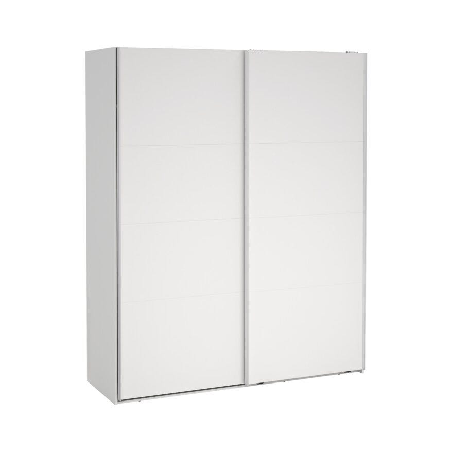 NORDEN Skyvedørsgarderobe 180x66 cm i Hvit