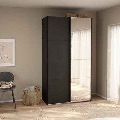 Norden skyvedørsgarderobe 120x220