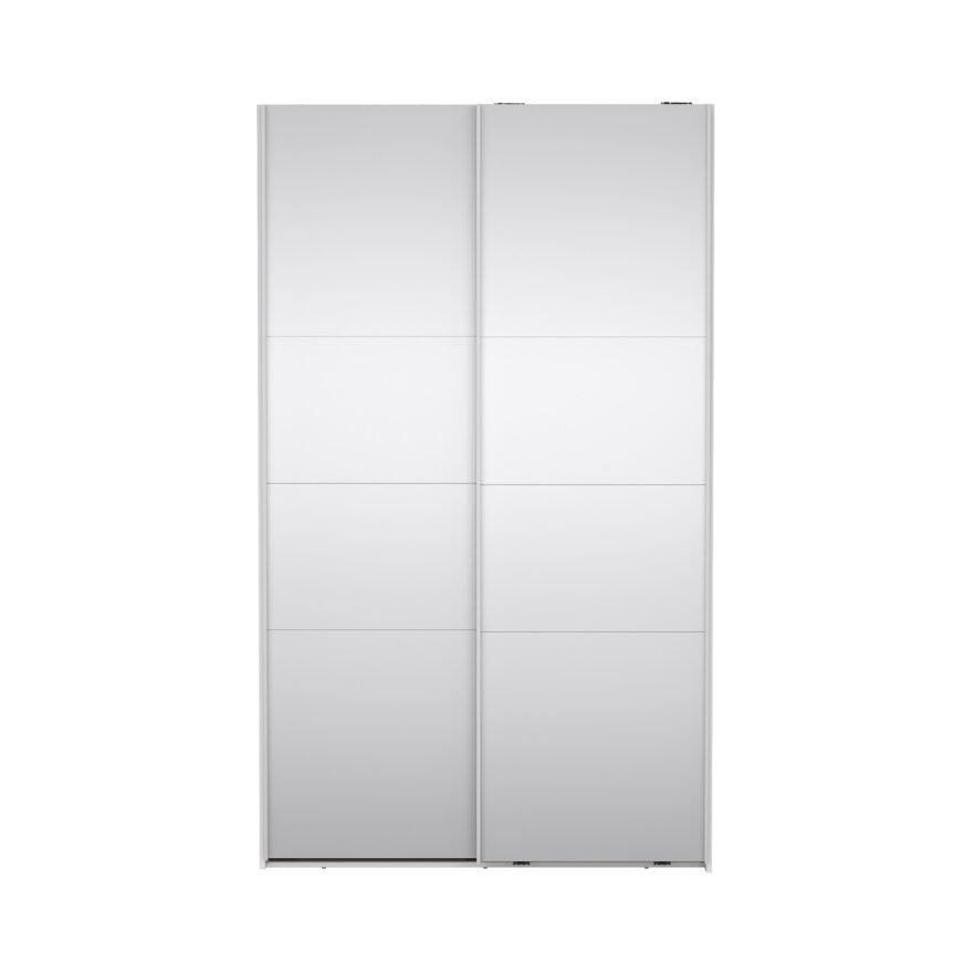 NORDEN Skyvedørsgarderobe 120x200 cm i Hvit