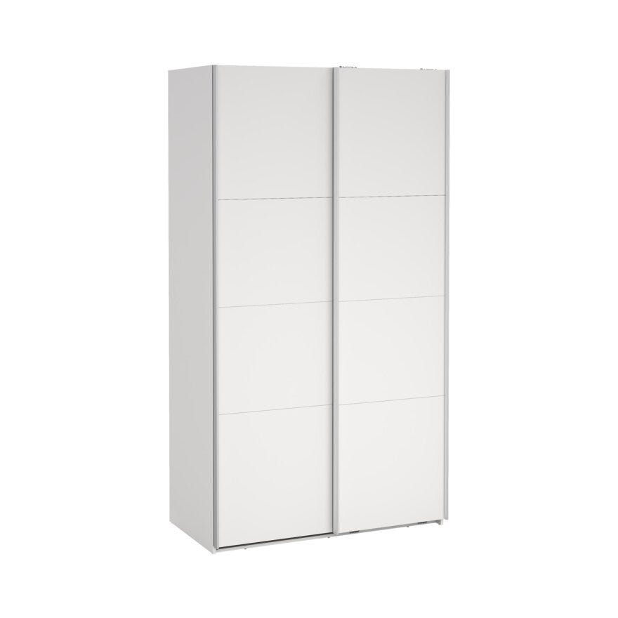 NORDEN Skyvedørsgarderobe 120x220 cm i Hvit