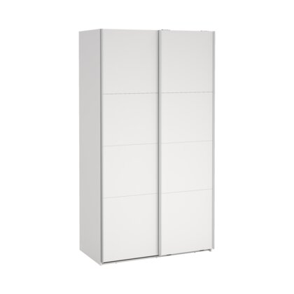 NORDEN Skyvedørsgarderobe 120x220 cm i Hvit