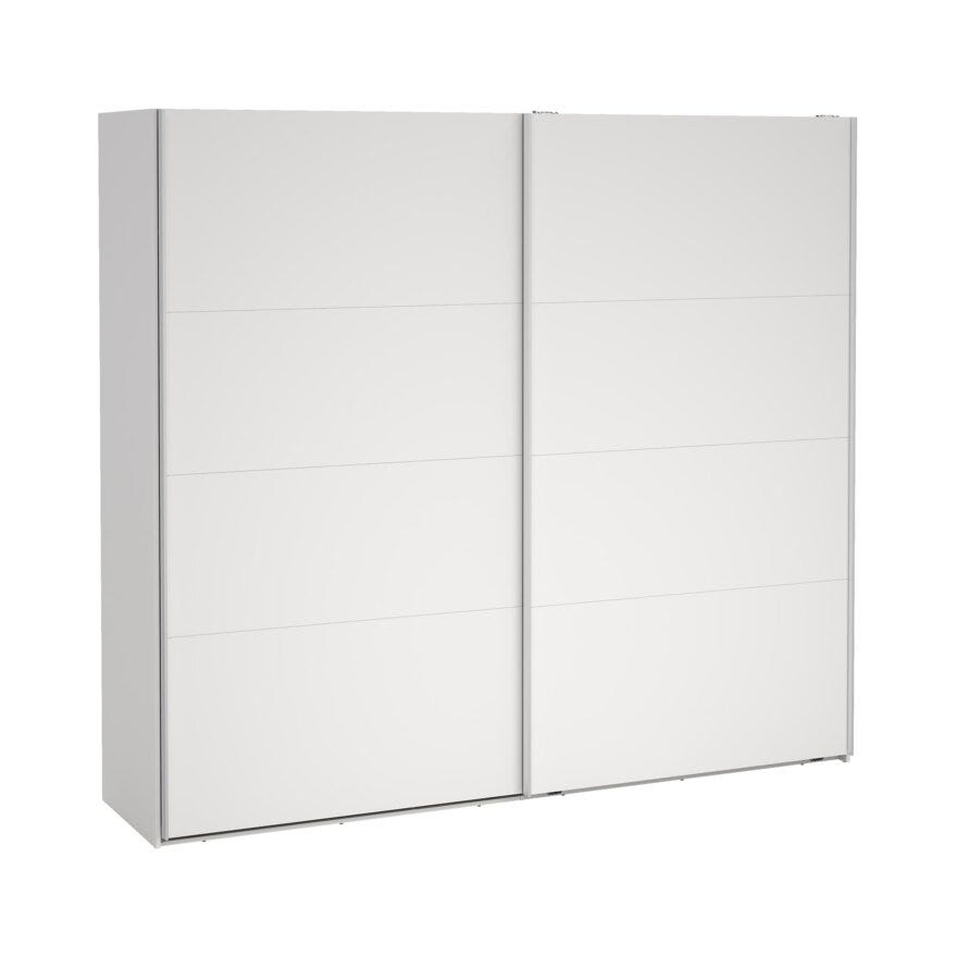 NORDEN Skyvedørsgarderobe 245x220 cm i Hvit