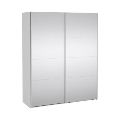 NORDEN Skyvedørsgarderobe 180x220 cm i Hvit