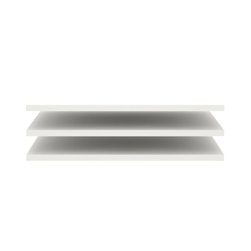 NORDEN Garderobehylle B:57 cm i Grå