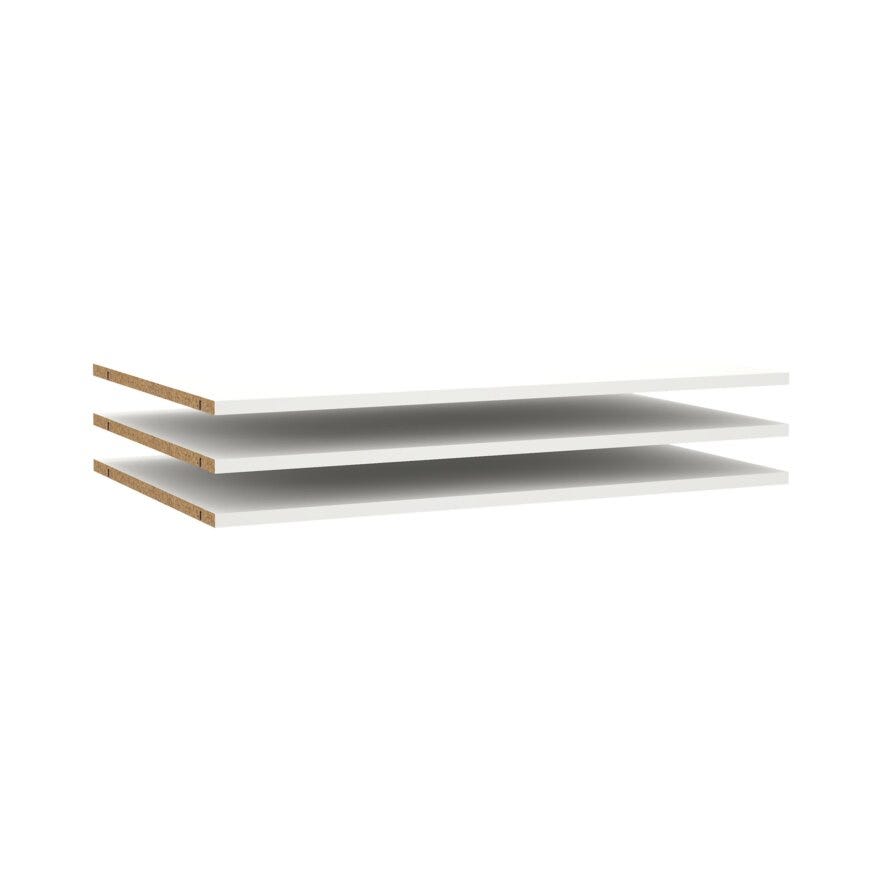 NORDEN Garderobehylle B:87 cm i Grå