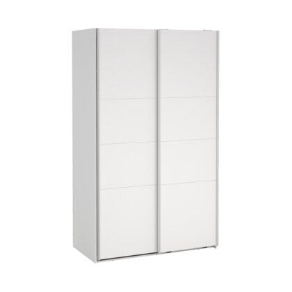 NORDEN Skyvedørsgarderobe 120x200 cm i Hvit