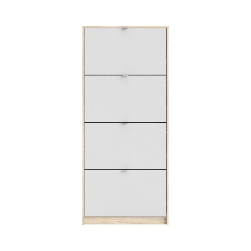 SHOES Skoskap 71X25 cm i Hvit