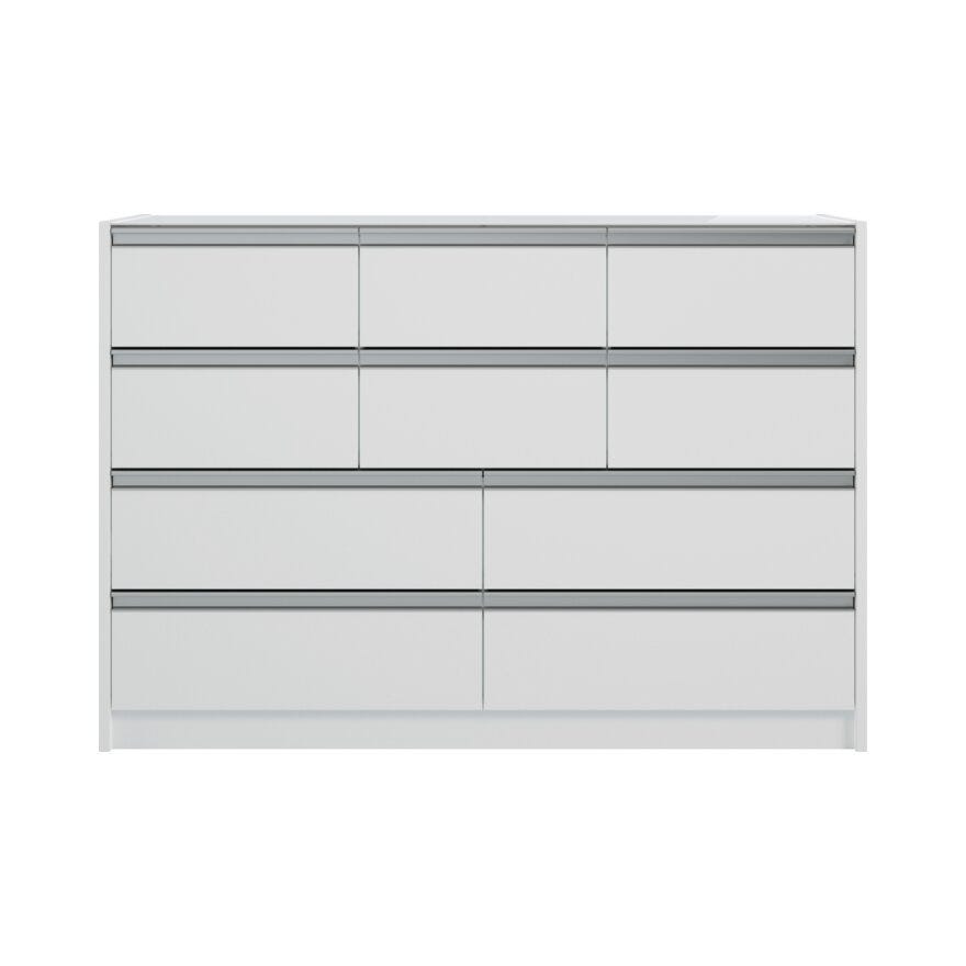 SKYLINE Kommode 122X49 cm i Hvit