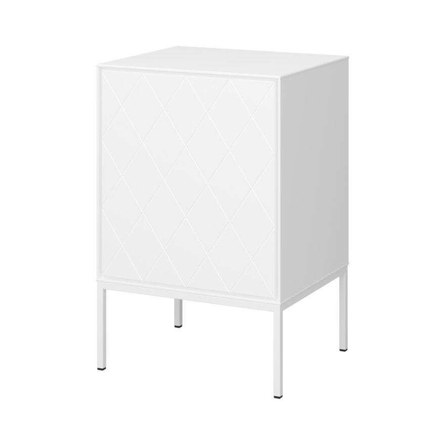 SLIMLINE HARLEKIN Nattbord 50x40 cm i Hvit