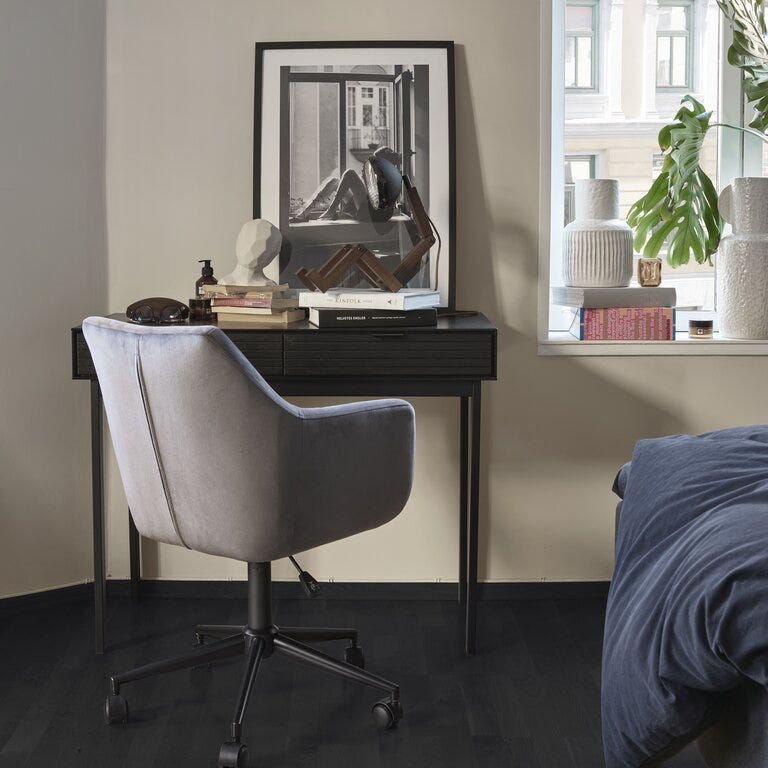 SOMA Skrivebord B:100 cm i Svart