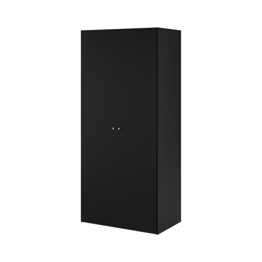 STOCK Garderobeskap 100x58 cm i Svart