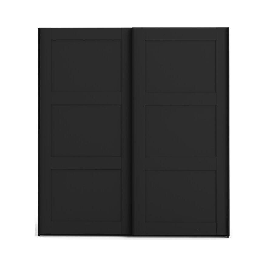 VERONA Skyvedørsgarderobe 182X60 cm i Svart