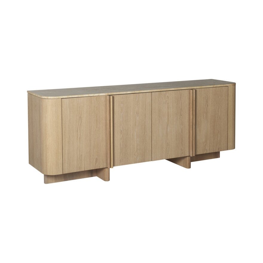Storm Storm ACRO Skjenk 192x45 cm i Beige/natur designet av Storm Pedersen