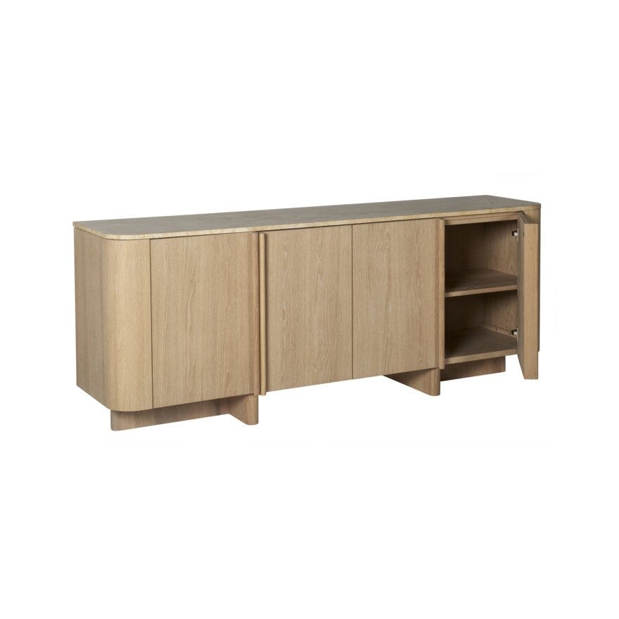Storm Storm ACRO Skjenk 192x45 cm i Beige/natur designet av Storm Pedersen