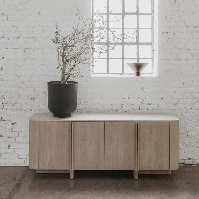 Bohus Exclusive by Storm Storm ACRO Skjenk 192x45 cm i Beige/natur designet av Storm Pedersen
