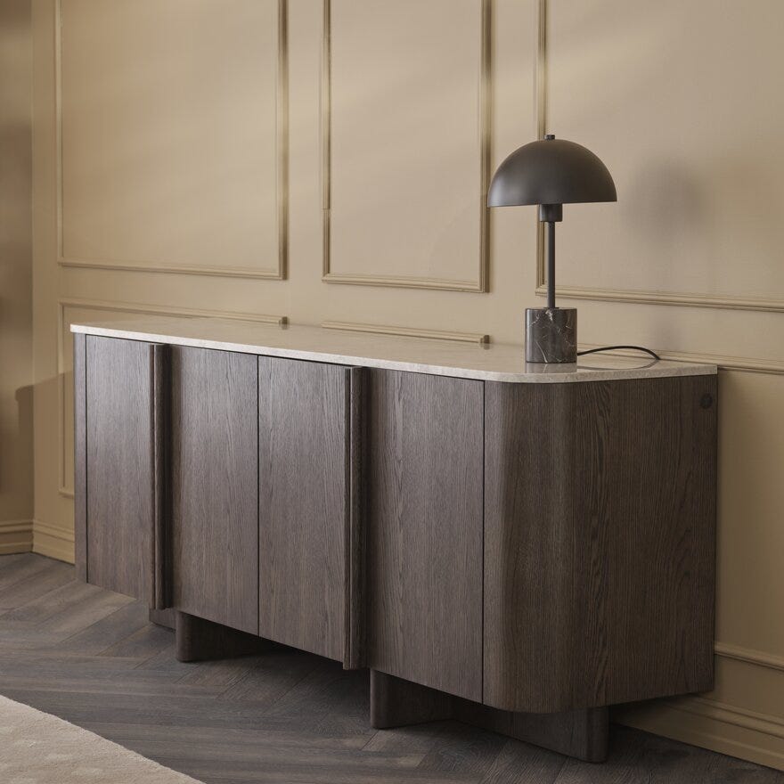 Bohus Exclusive by Storm Storm ACRO Skjenk 192x45 cm i Brun designet av Storm Pedersen