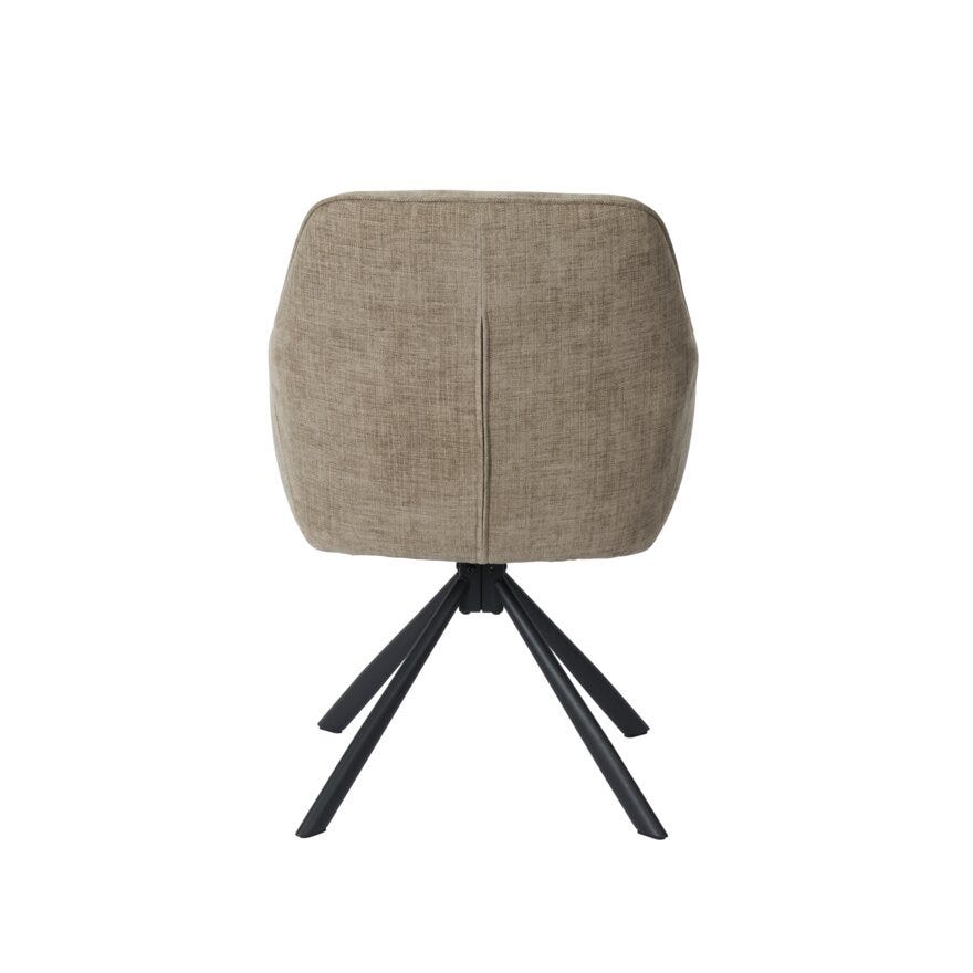 AVOLA Spisestol med armlene i Beige/natur