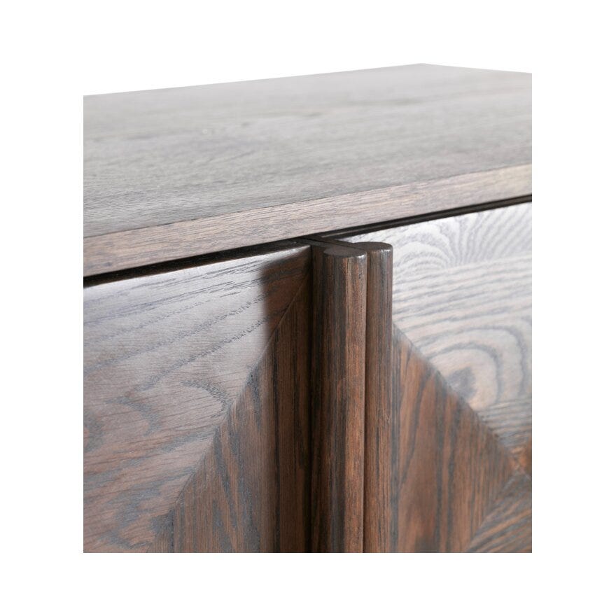 BYBLOS Vitrineskap 120x46.4 cm i Brun