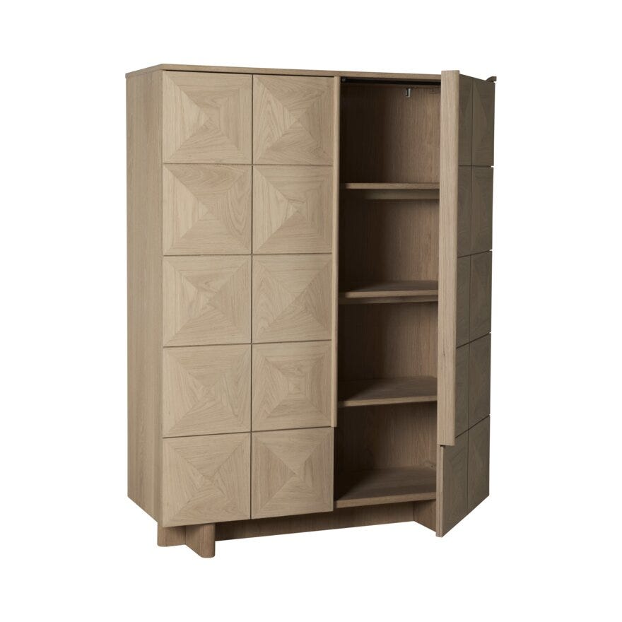 Bohus Exclusive by Storm Storm BYBLOS Skap 120x46 cm i Beige/natur designet av Storm Pedersen