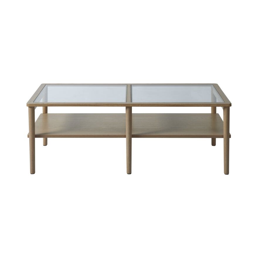 ELBA Sofabord 120x60 cm i Beige/natur