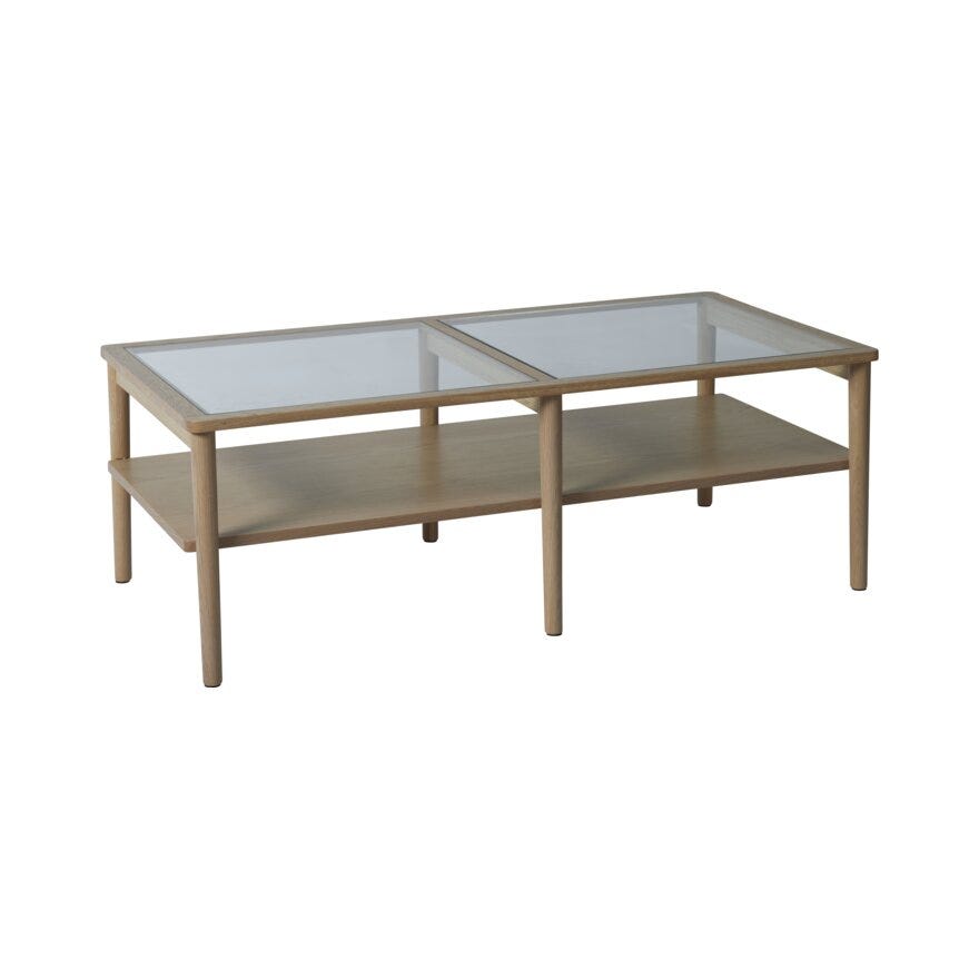 ELBA Sofabord 120x60 cm i Beige/natur