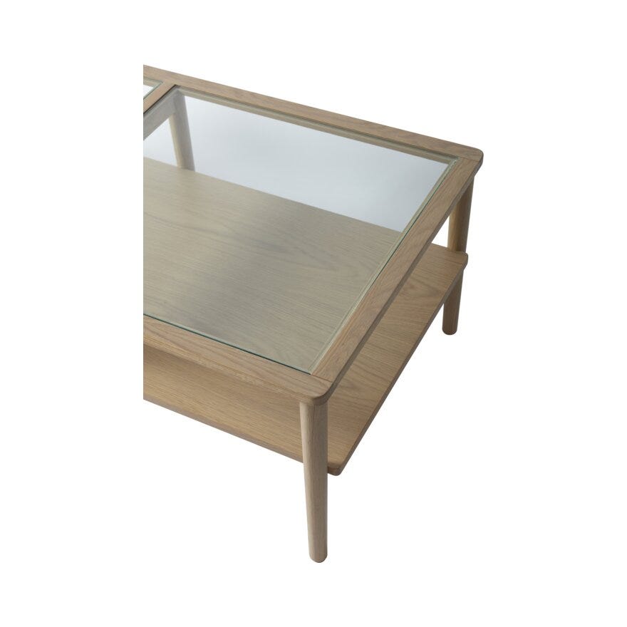 ELBA Sofabord 120x60 cm i Beige/natur