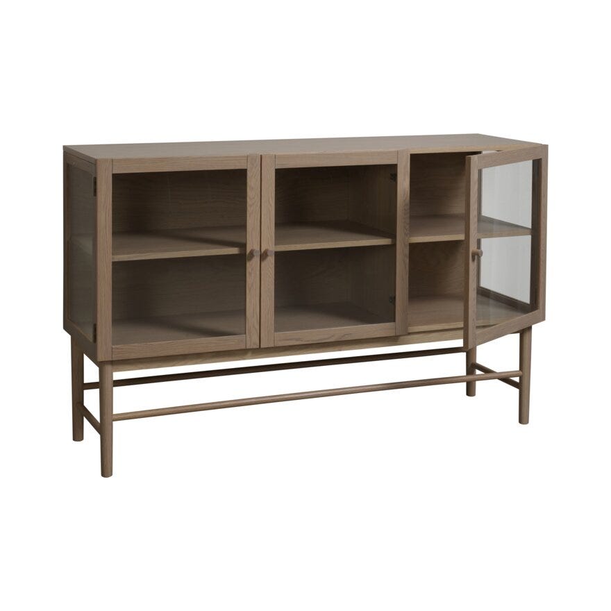 ELBA Skjenk 140x43 cm i Beige/natur